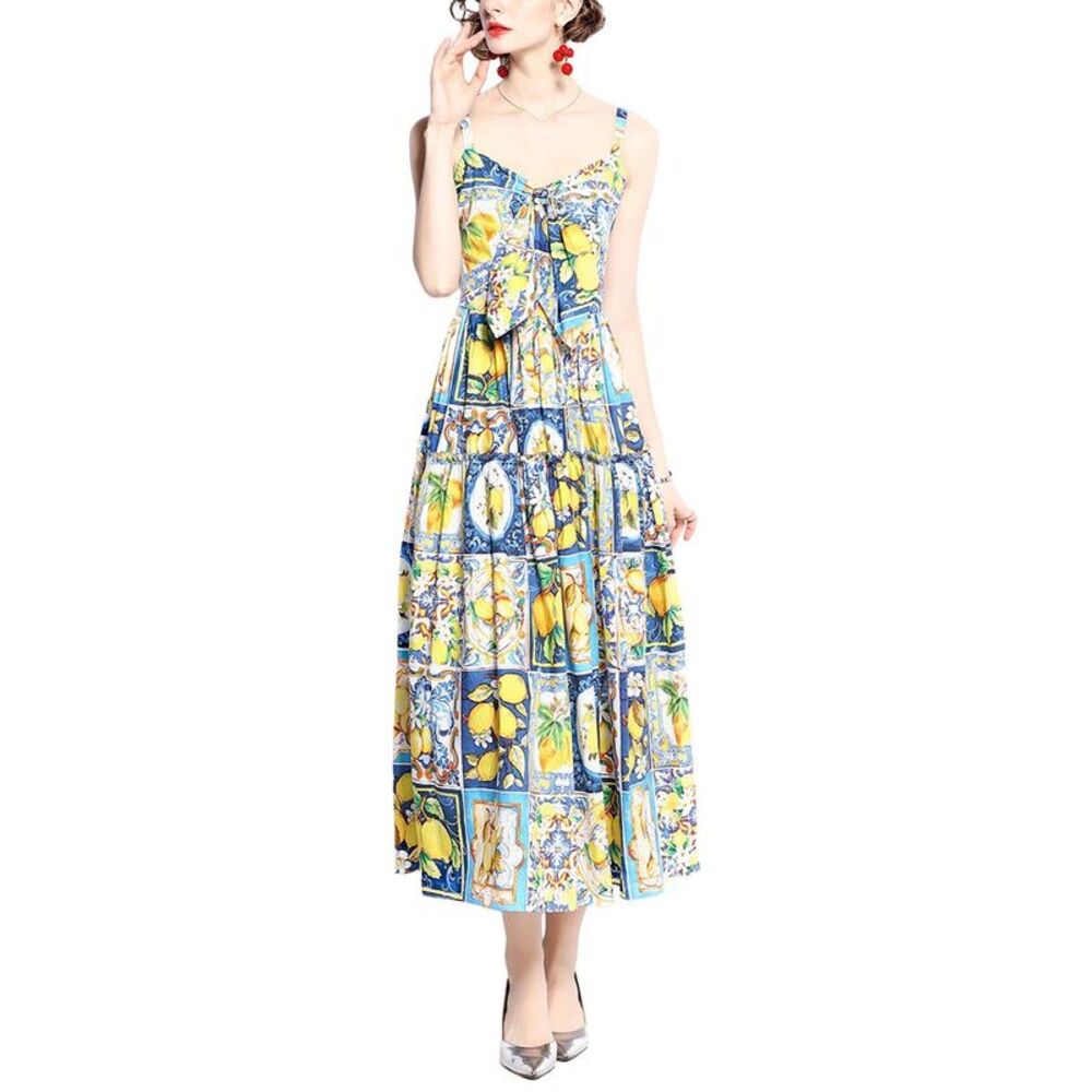 Vincent Womens  Midi Dress